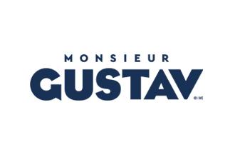 Monsieur Gustav Logo Blue
