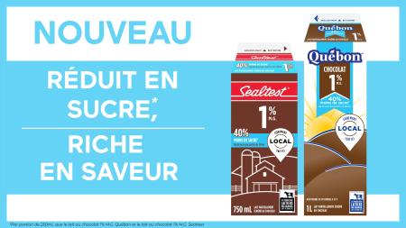 Deux nouveautés chocolatées signées Québon et Sealtest