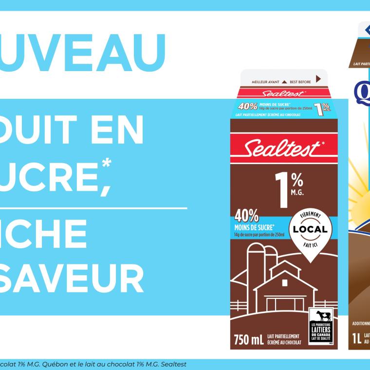 Deux nouveautés chocolatées signées Québon et Sealtest