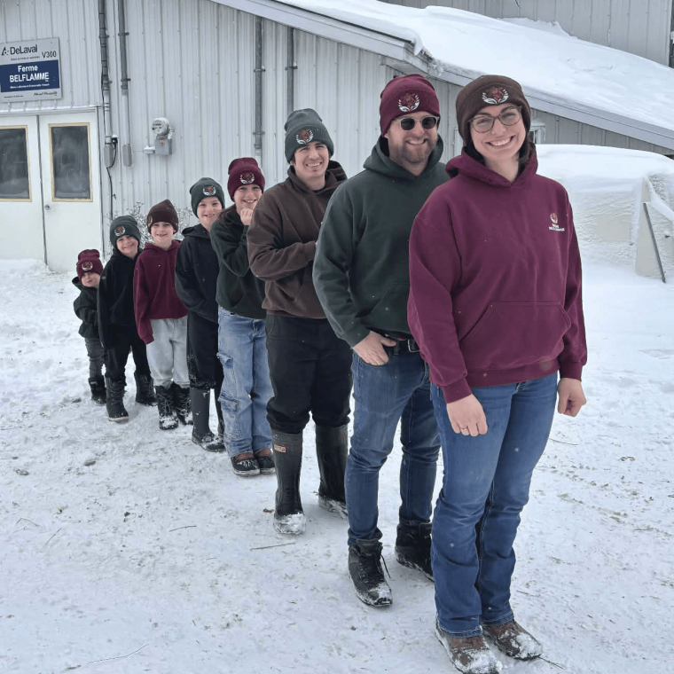 Emmanuelle Vincent with family