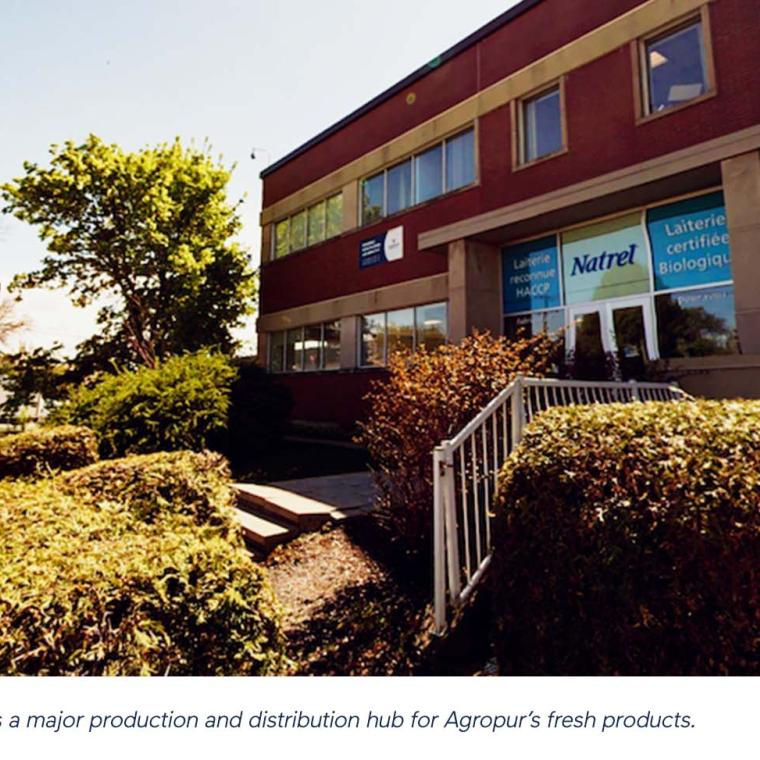 The Quebec City Plant, a Strategic Asset for Agropur
