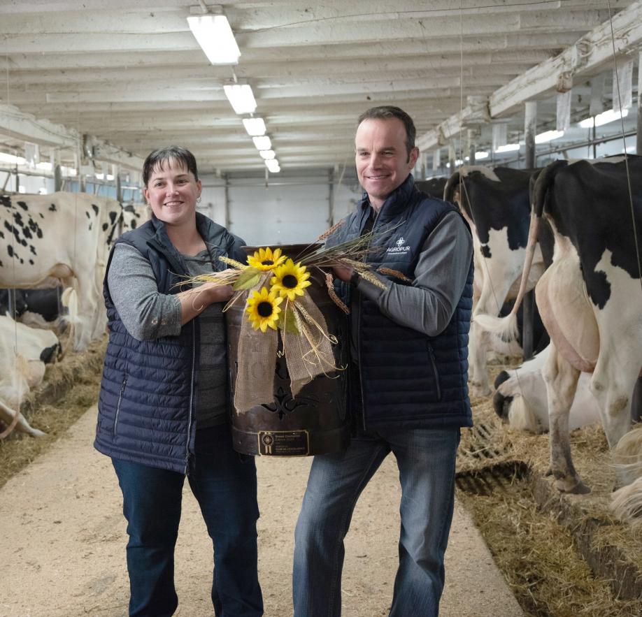 Ferme Morine, grande gagnante de la qualité du lait