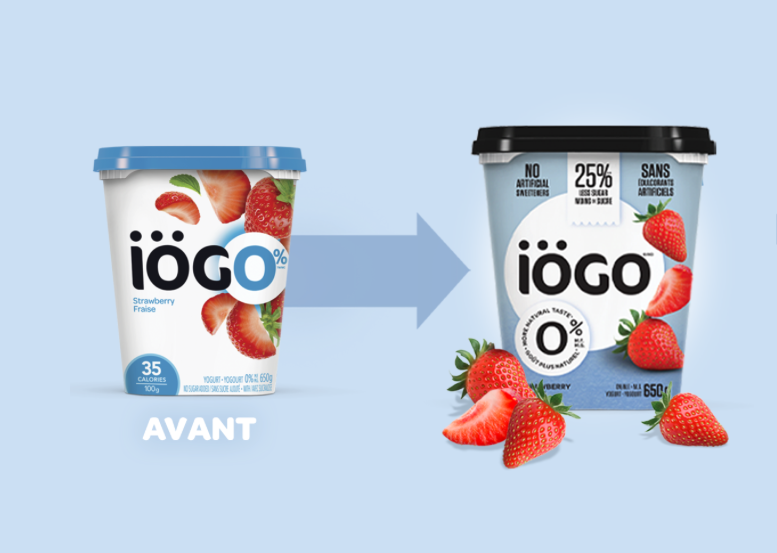 iÖGO 0% maintenant sans édulcorants artificiels