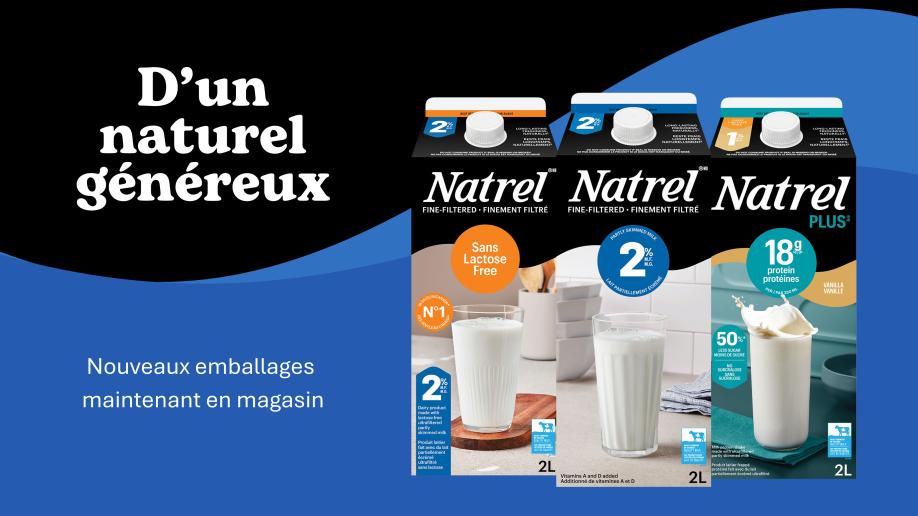 Natrel - New Packaging
