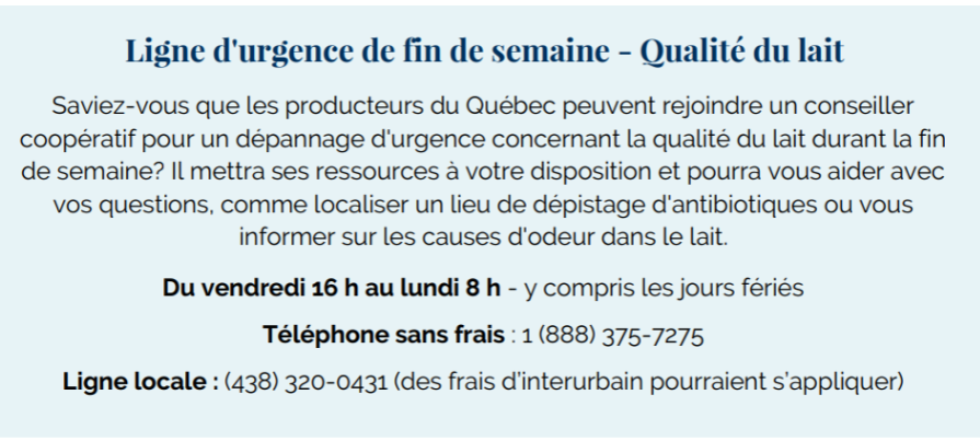 Ligne d'urgence