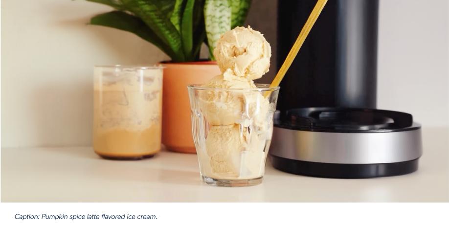 Pumpkin Spice Ice Cream