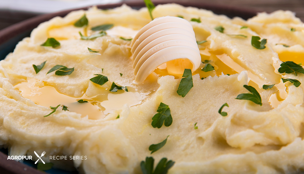 Cheesy mashed potatoes