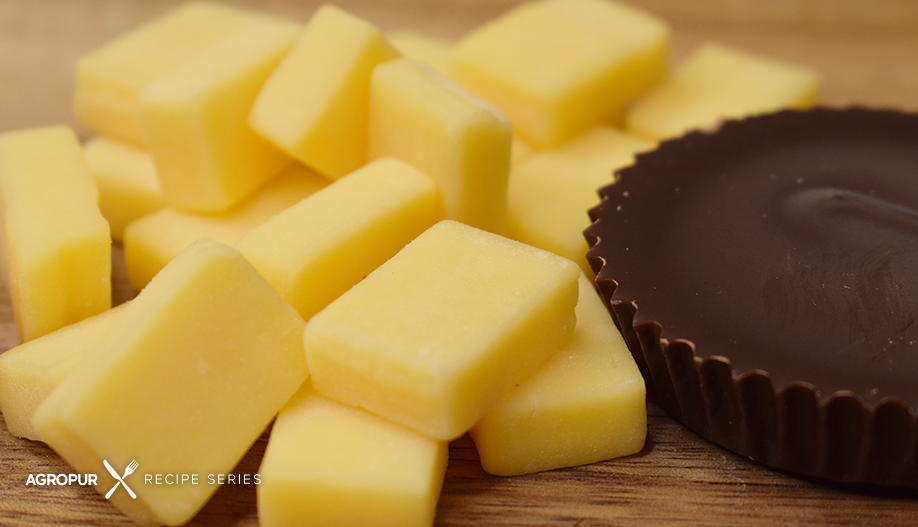 Gouda with peanut butter cups