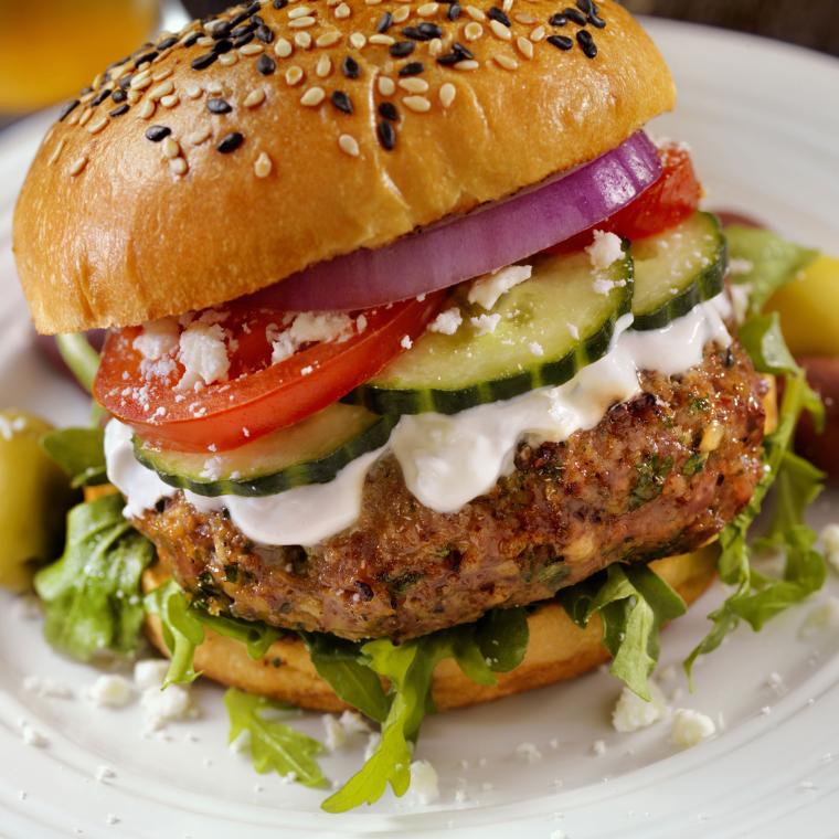  Lamb -Greek Burger - Getty 638553218