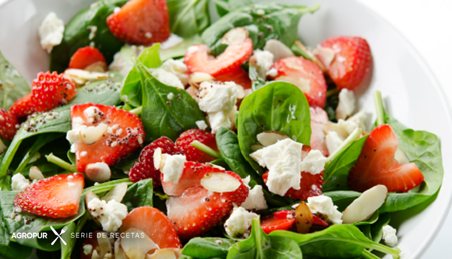 Serie de recetas-Strawberry salad header