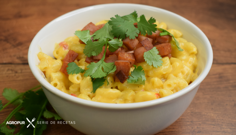 Sandwich de mezcla macarrones con queso | Agropur